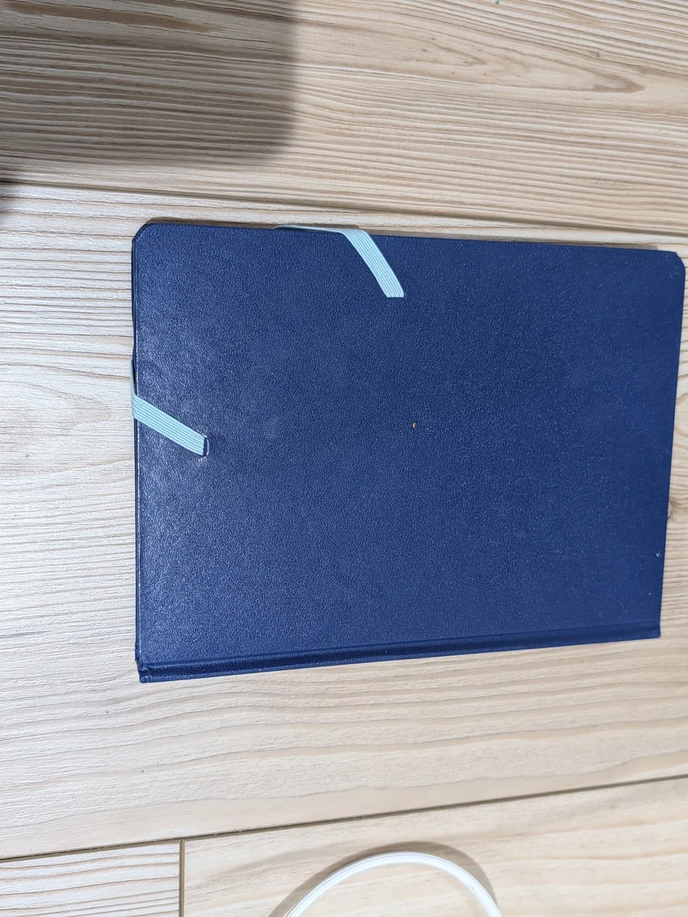 Custom Blue 'Bought Another Notebook' Hardcover Journal with Gold Lettering
